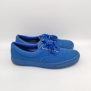 VANS Era Classic Canvas Mens Athletic Skate Sneakers Blue Size 9